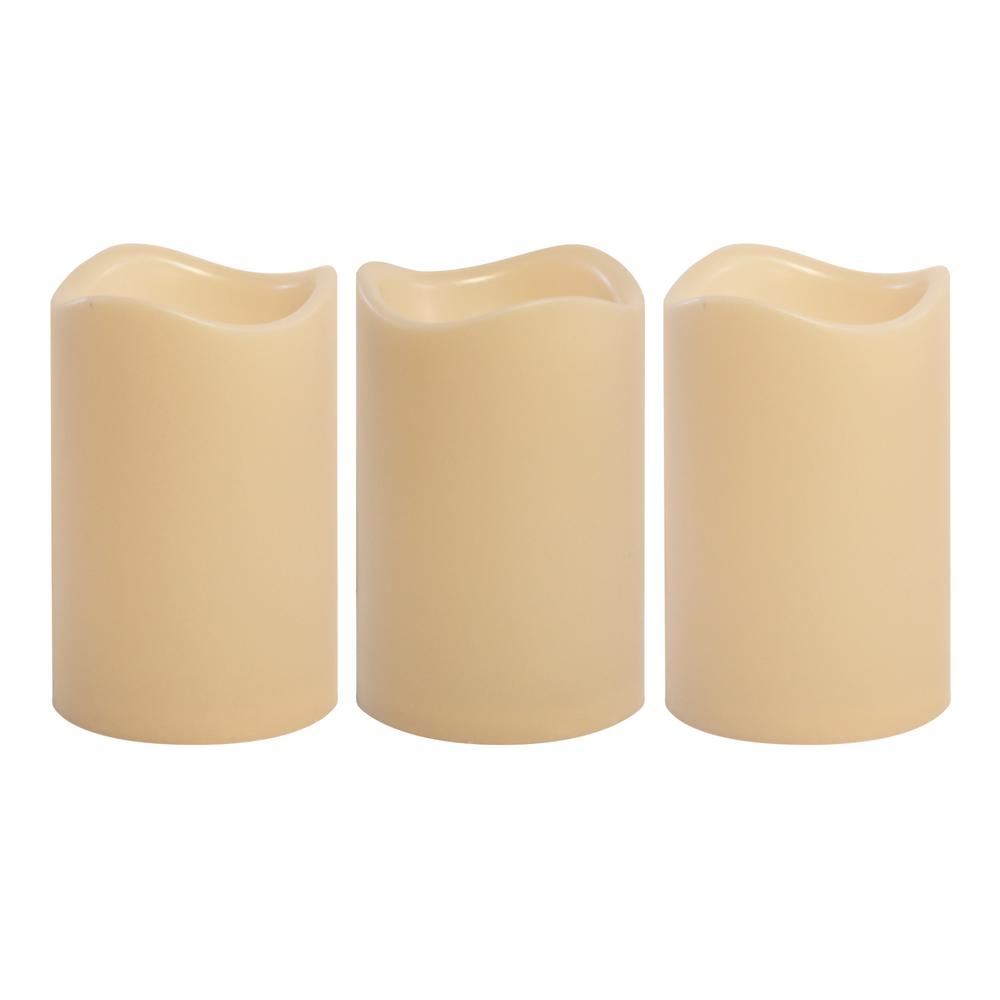 Flameless LED Candle Flickering Pillar Battery Operated Home Candles