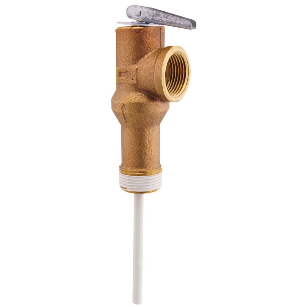 Rheem PROTECH 4 1/4 in. Shank Temperature and Pressure Relief Valve for