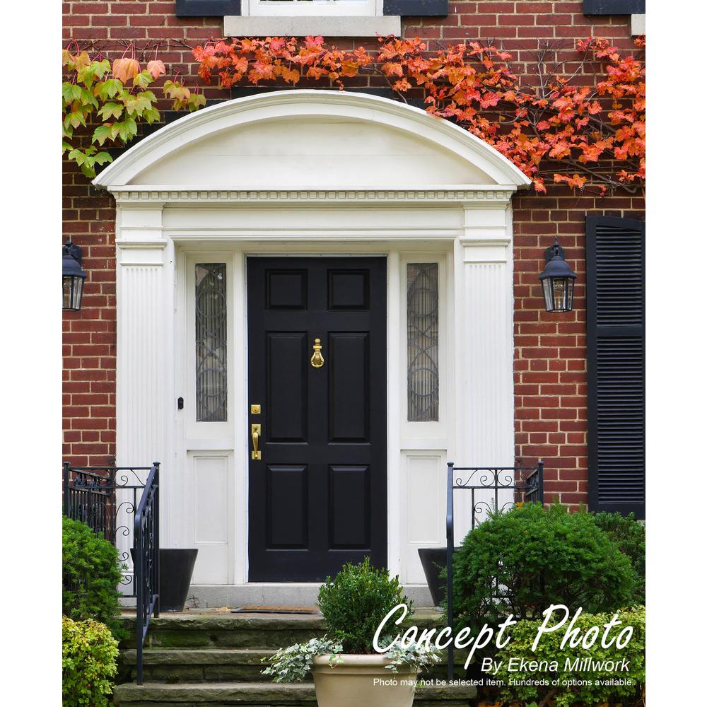 12W x 120H x 2P Factory Primed Ekena Millwork PILP12X120DRP02-2 Two Equal Raised Panel PVC Pilaster w//Decorative Capital /& Base Pair