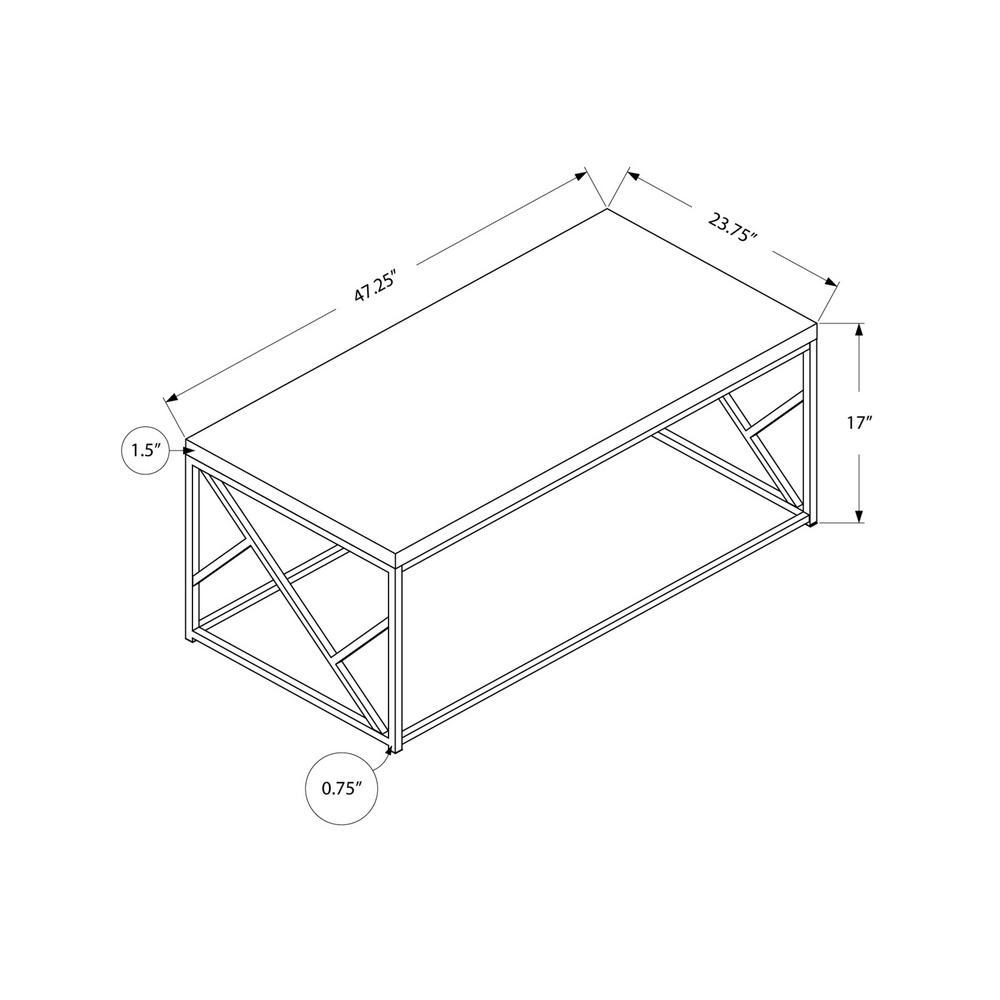 Grey Cement Look Coffee Table Hd3375 The Home Depot