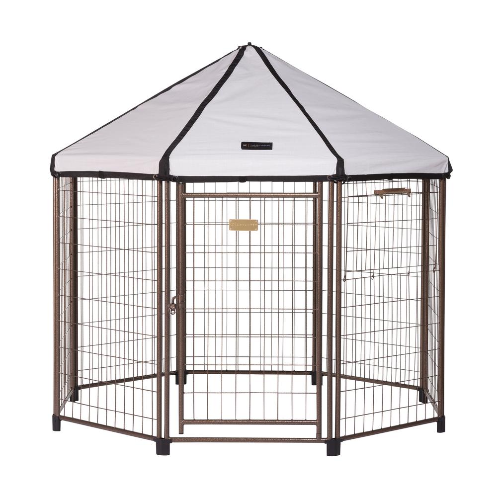 metal outdoor dog kennel