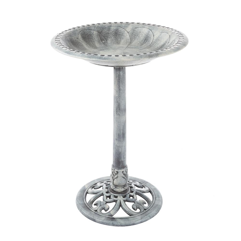 pure garden antique bird bath