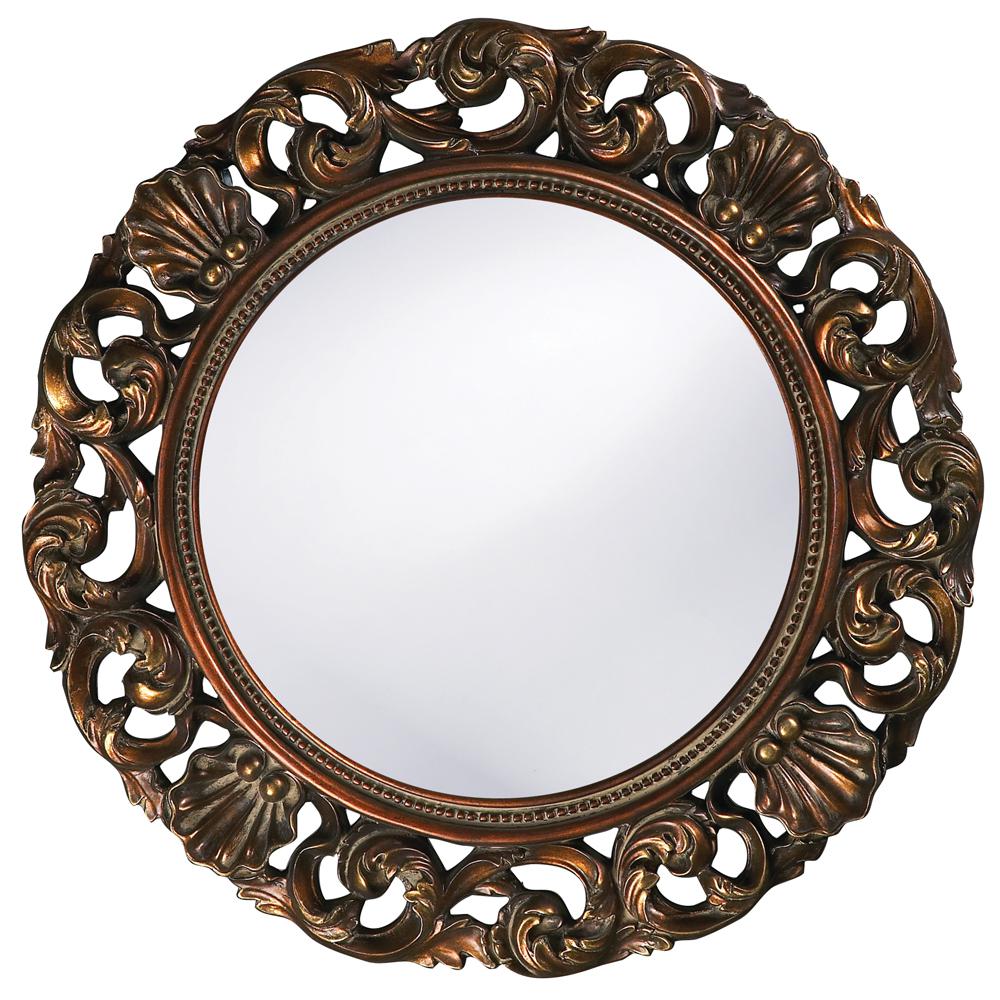 26 in. x 26 in. Round Framed Mirror2170 The Home Depot