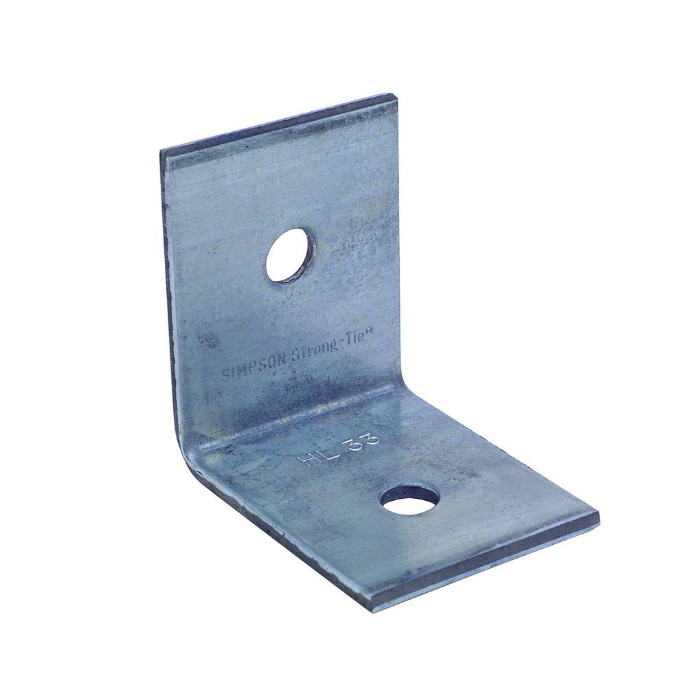 Simpson StrongTie 3 in. x 3 in. 7Gauge Heavy AngleHL33R The Home