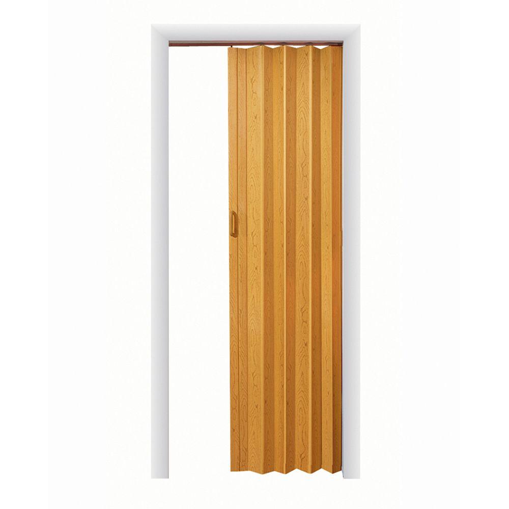 Spectrum 32 In X 80 In Oakmont Vinyl Oak Accordion Door Ok3280k