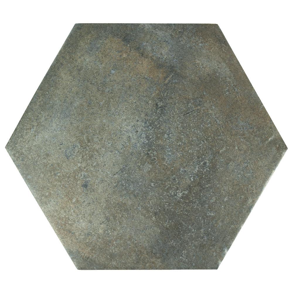 Merola Tile Boston Ferro Hex Ombra 14 1 8 In X 16 4 Porcelain Merola Tile Boston Ferro Hex Ombra 14 1 8 In X 16
