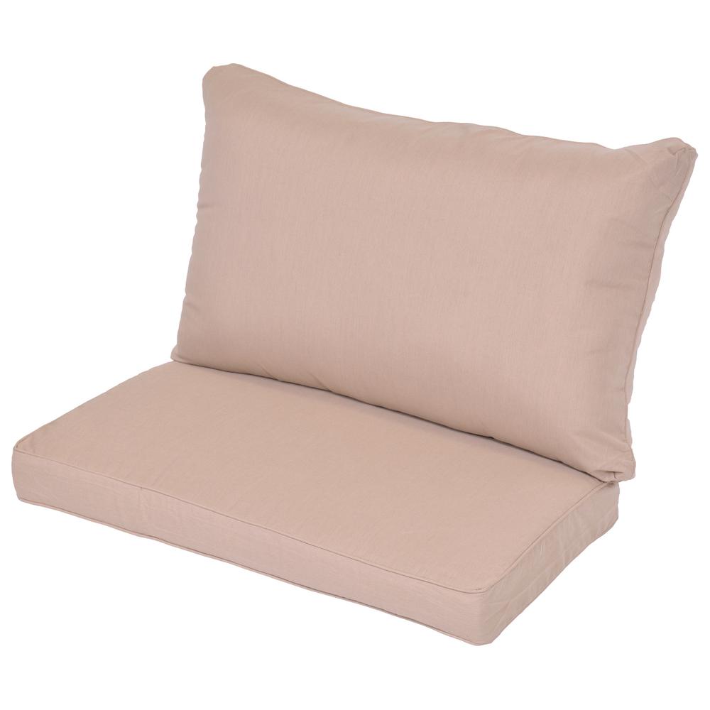 Spectrum Sand - Sunbrella - Outdoor Cushions - Patio Furniture - The Sauntera Sunbrella Spectrum Sand Replacement Outdoor Lounge Chair Cushion - Spectrum Sand - Sunbrella - Outdoor Cushions - Patio Furniture - The
