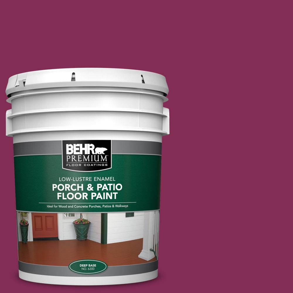 BEHR Premium 5 gal. M1307 Sugar Beet LowLustre Enamel Interior