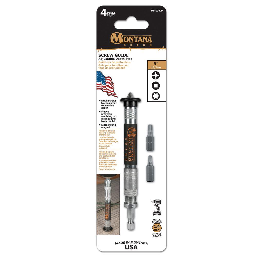 Montana Brand Screw Guide Adjustable Depth Stop (4Piece)MB03029