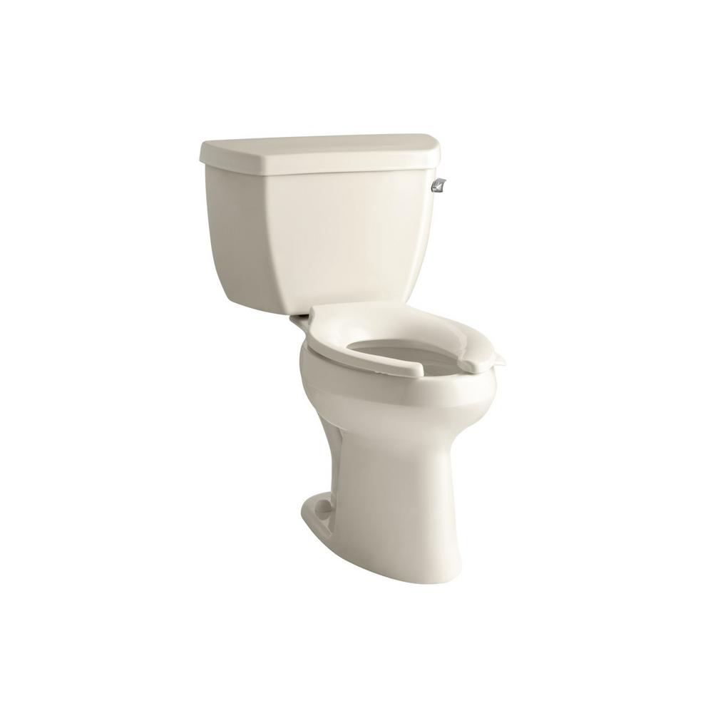 Elongated KOHLER Almond Toilets Toilets, Toilet Seats & Bidets The Home Depot