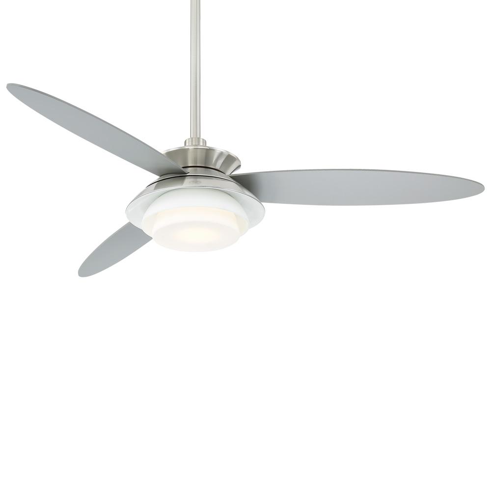 Minka Aire Stack 56 In Integrated Led Indoor Brushed Nickel