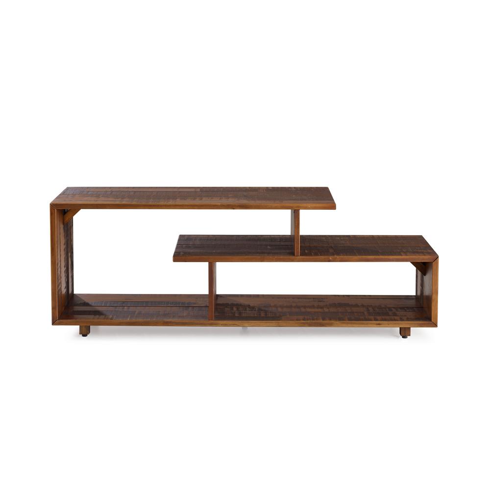 Walker Edison Furniture Company 60 in. Rustic Modern Solid ...