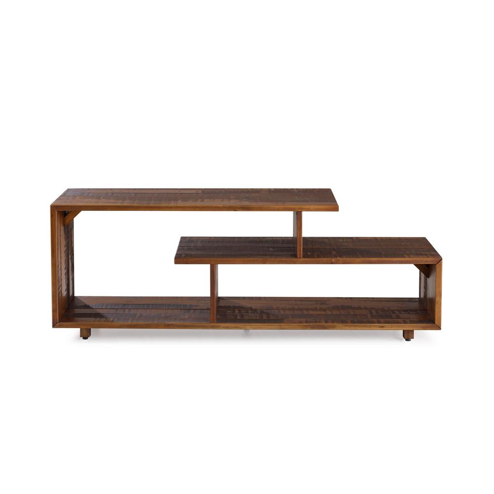 Walker Edison Furniture Company 60 In Rustic Modern Solid Wood Tv Rustic Modern Solid Wood Tv Stand Console Entertainment Center Amber