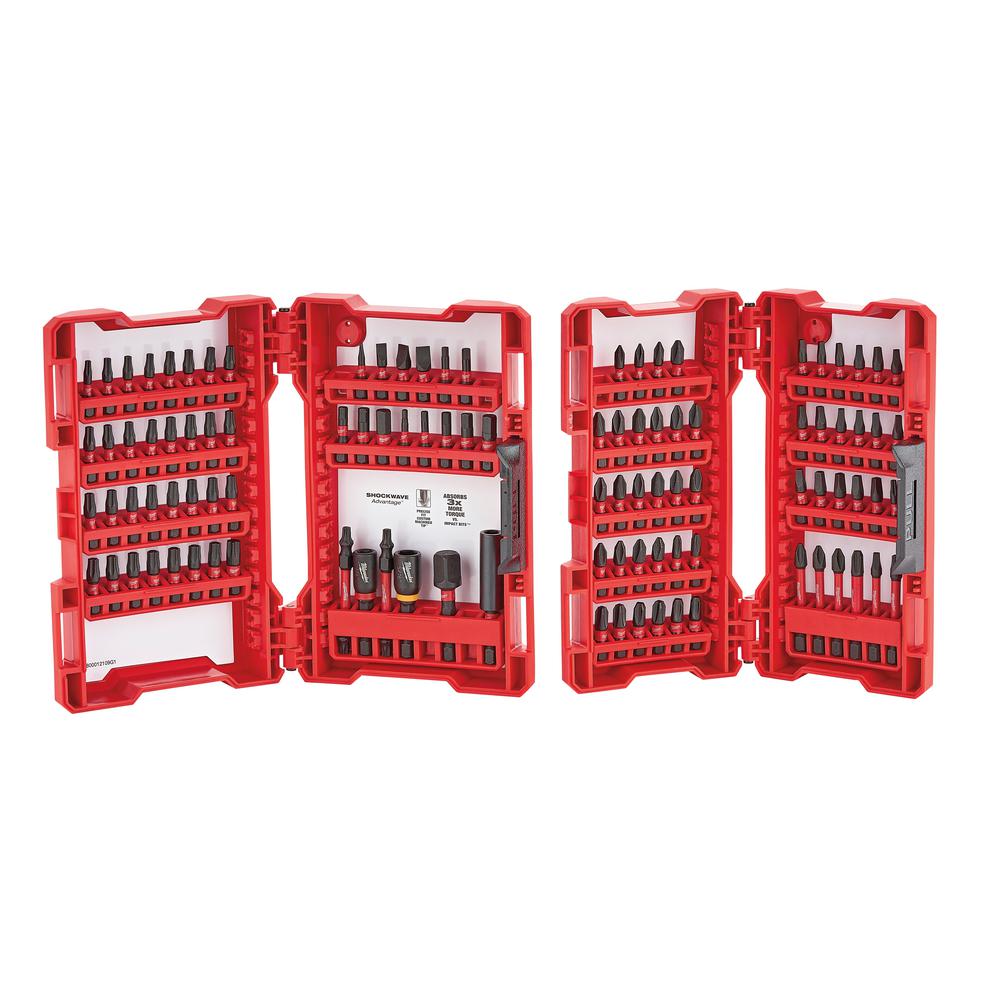 Milwaukee SHOCKWAVE IMPACT DUTY Driver Bit Set (104Piece)48324076 The Home Depot