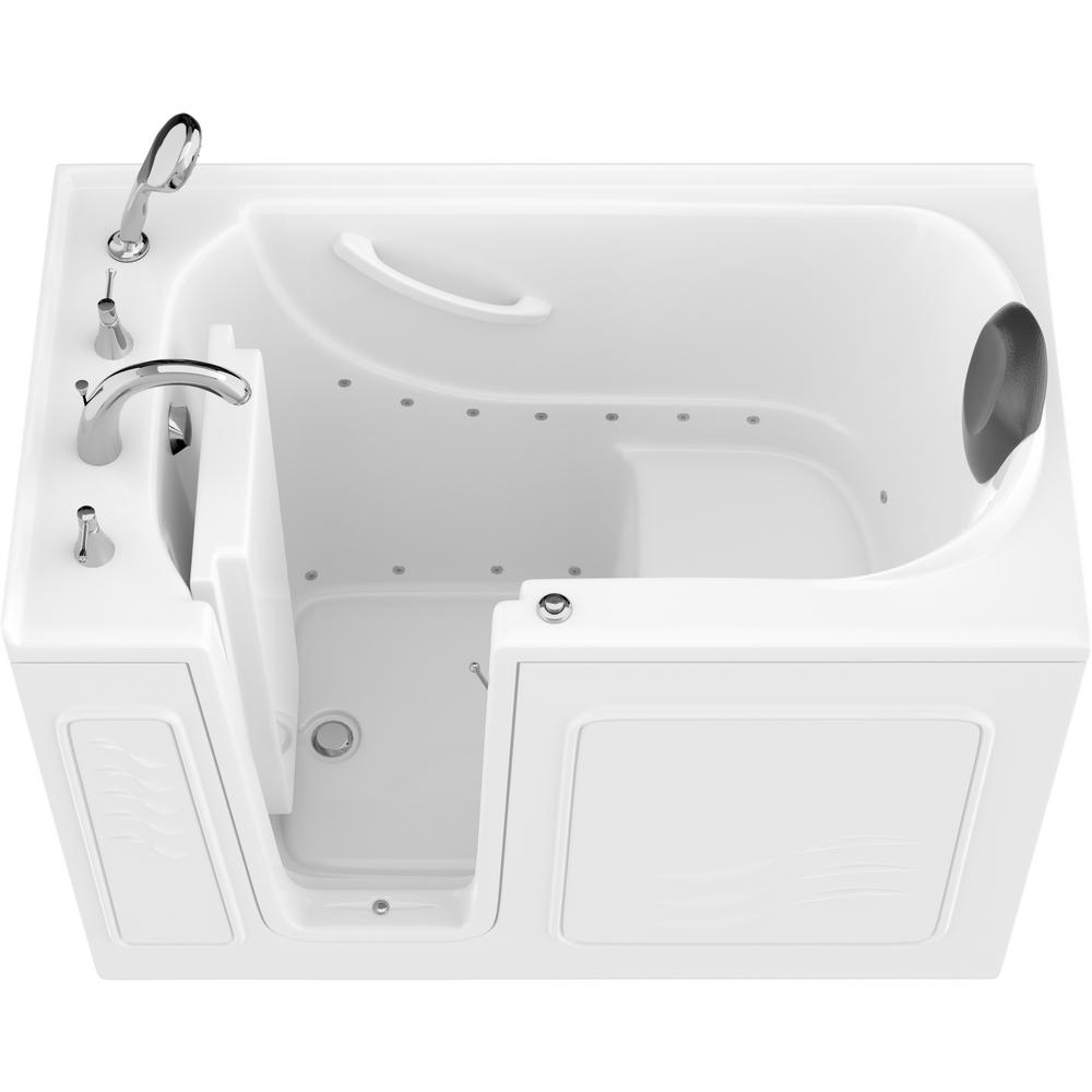 Universal Tubs Safe Premier 52.3 in. x 60 in. x 30 in. Left Drain Walk