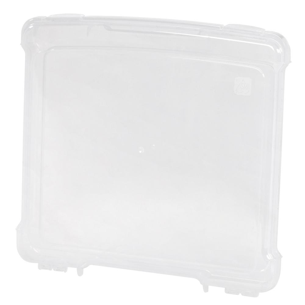 IRIS 4 Qt. Slim Portable Project Storage Box in Clear150630 The Home Depot
