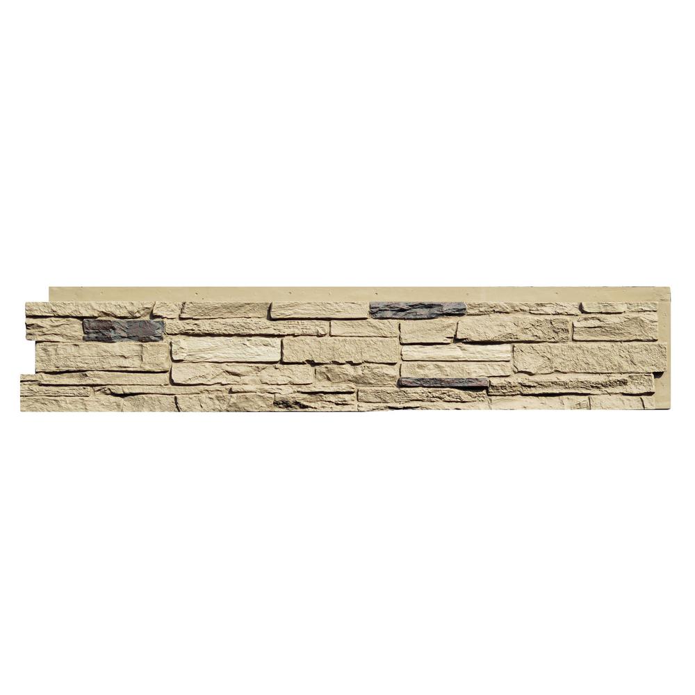 NextStone Slatestone 8.25 in. x 43 in. Faux Stone Siding Panel in ...