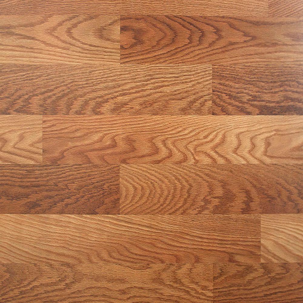 Trafficmaster Lansbury Oak 7 Mm Thick X 8 03 In Wide X 47 64 In Length Laminate Flooring 23 91 Sq Ft Case