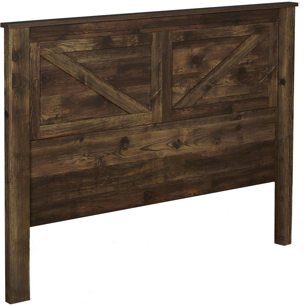 Ameriwood Brownwood Rustic Queen Headboard Hd93733 The Home Depot