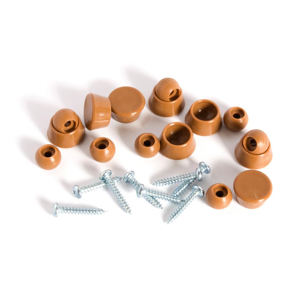 Slipstick 7 8 In Caramel Swivel Floor Protector Sliders For Chair Feet Furniture Legs Set Of 8 Cb210 The Home Depot