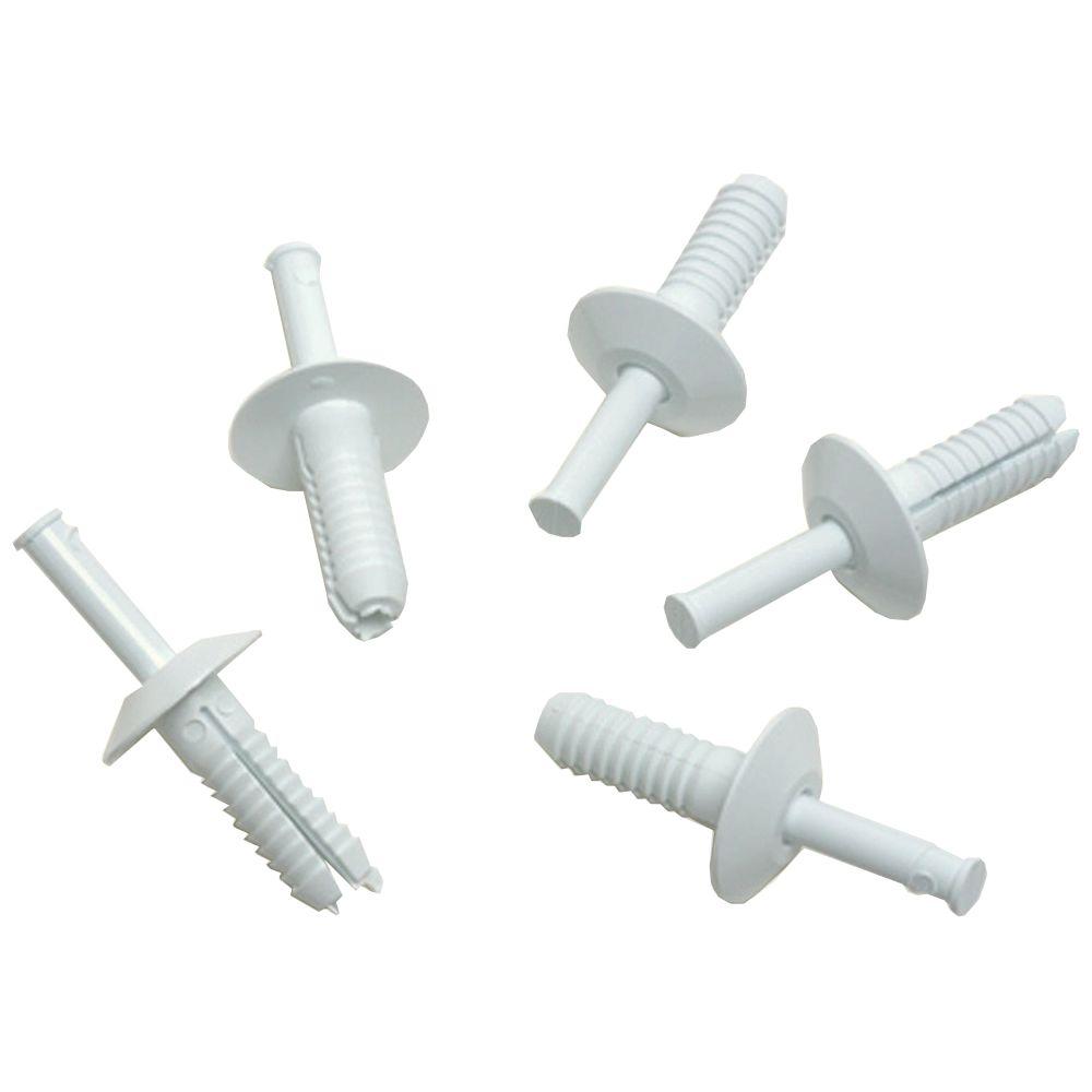 White Nylon Rivets (50-Pack)-9500XA 