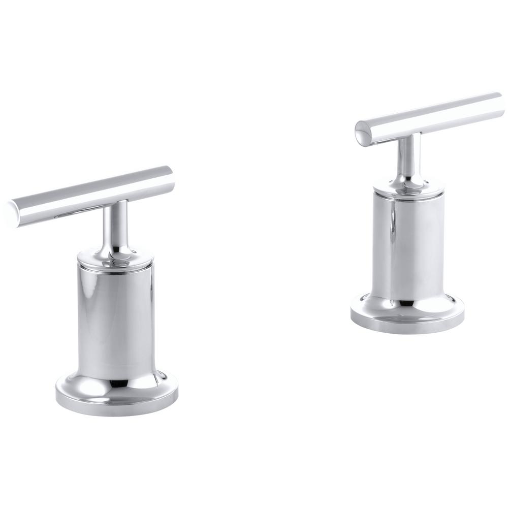 Kohler Purist 2 Handle High Flow Valve Trim Kit In Polished Chrome Valve Not Included