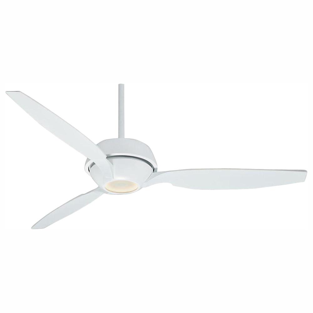 Casablanca Stingray 60 in. Integrated LED Indoor Porcelain White