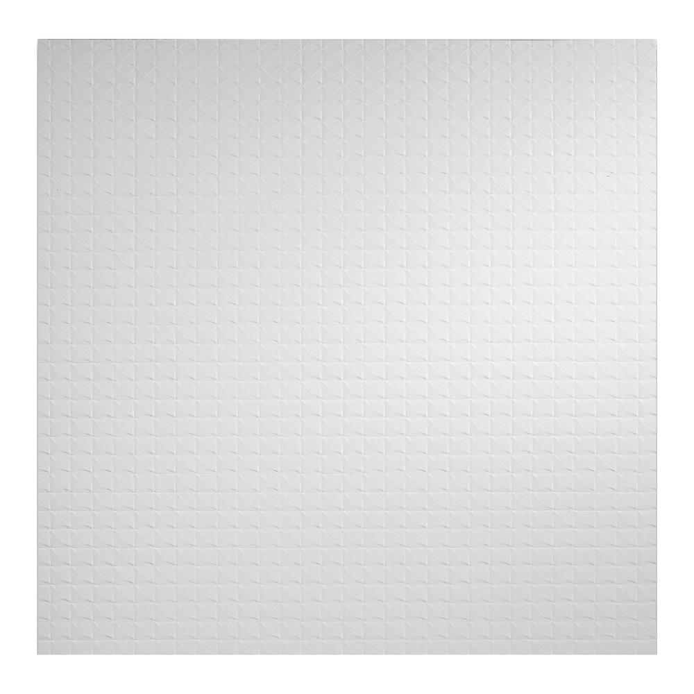 White Genesis Vinyl Ceiling Tiles Ceilings The Home Depot