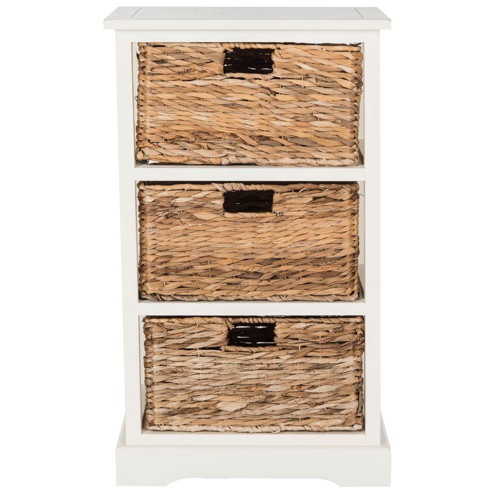 Storage Chest Table White Includes Rattan Weave Drawers Side Desk Details About Storage Chest Table White Includes Rattan Weave Drawers Side Desk Wicker Basket