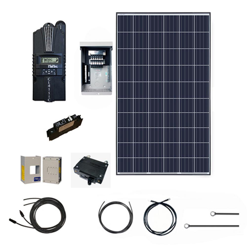 Renogy 2400 Watt 48 Volt Off Grid Solar System Polycrystalline Solar Cabin Kit