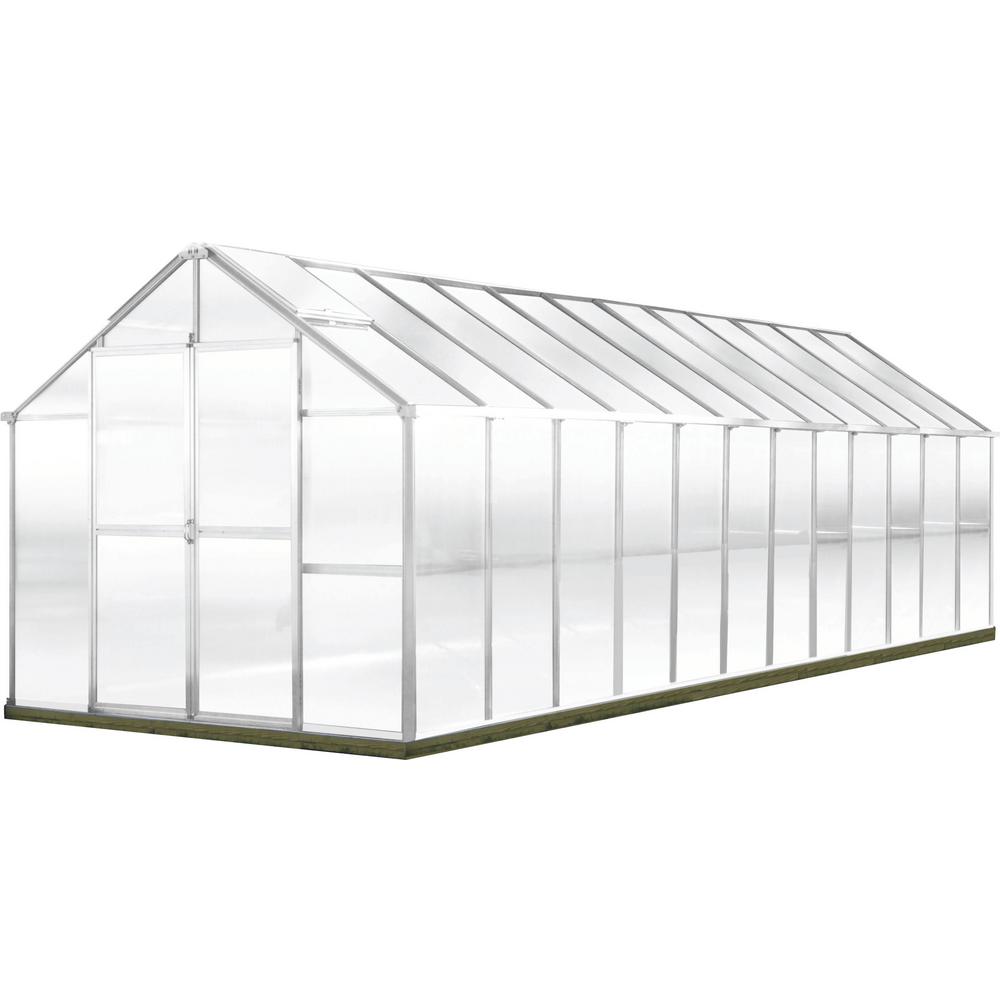 Monticello Growers Edition 8 ft. W x 24 ft. D x 7.6 ft. H Aluminum Greenhouse For Sale