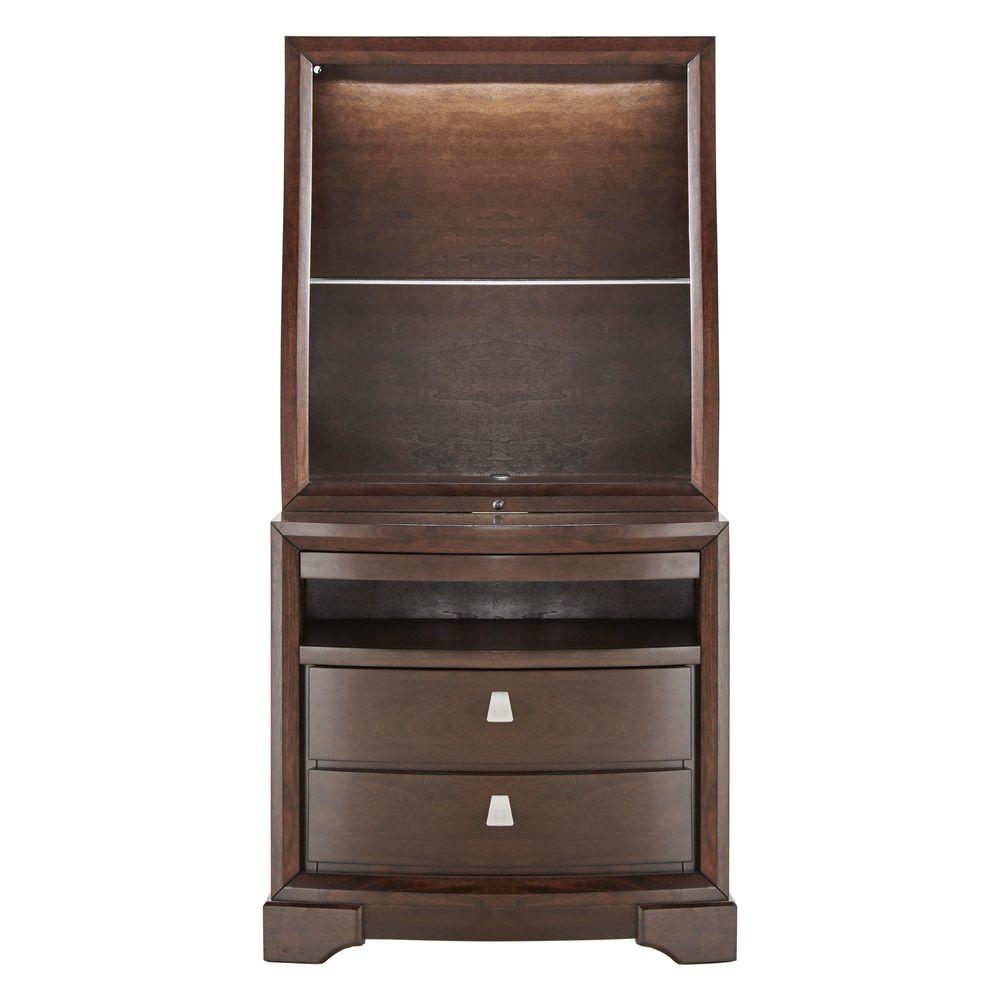 Homesullivan Nichols 3 Piece Brown Queen Bedroom Set 40313bq 13pc2nh Homesullivan Nichols 3 Piece Brown Queen Bedroom Set