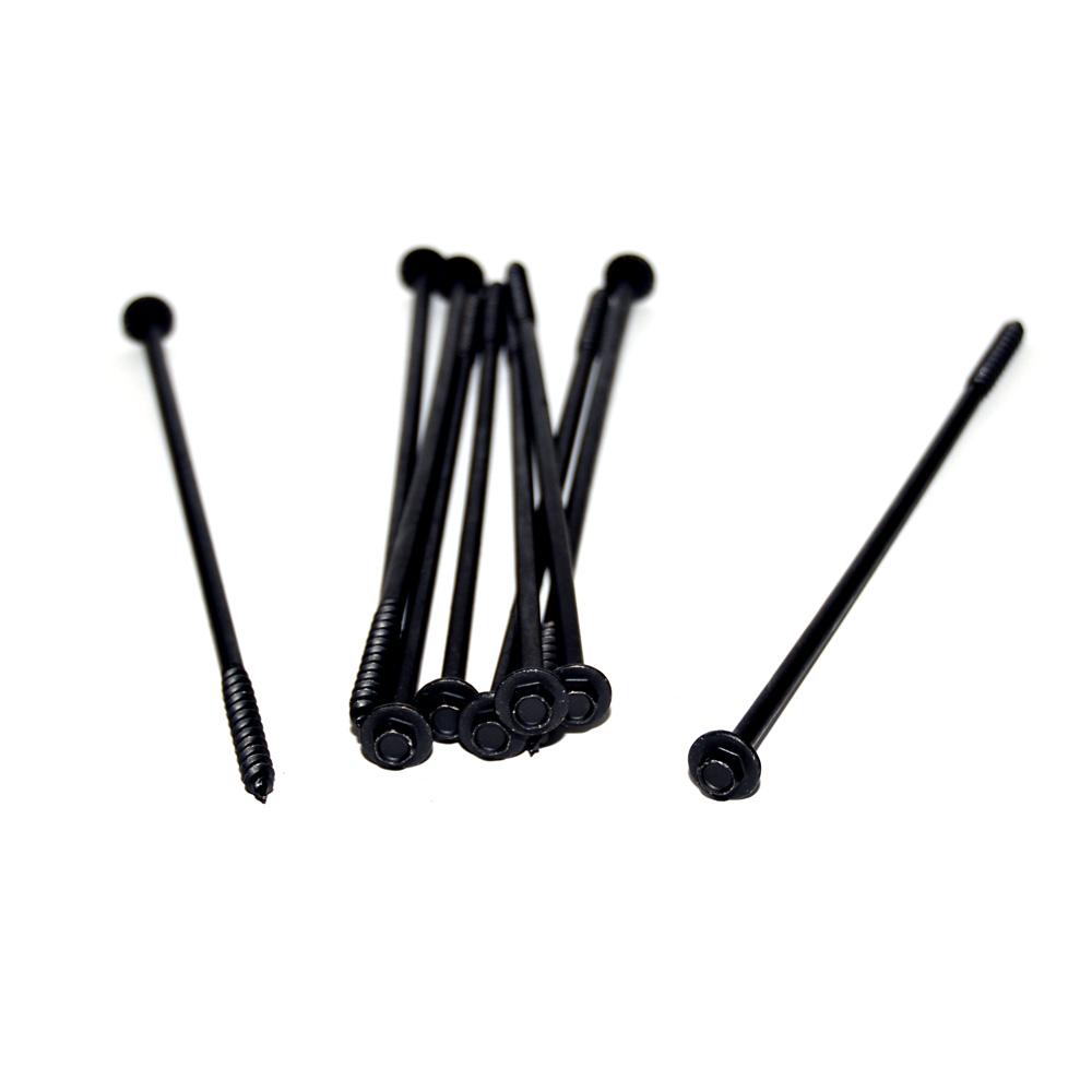 Owt Ornamental Wood Ties Bolts Fasteners The 1 4 In X 12 Steel Self Tapping Timber S