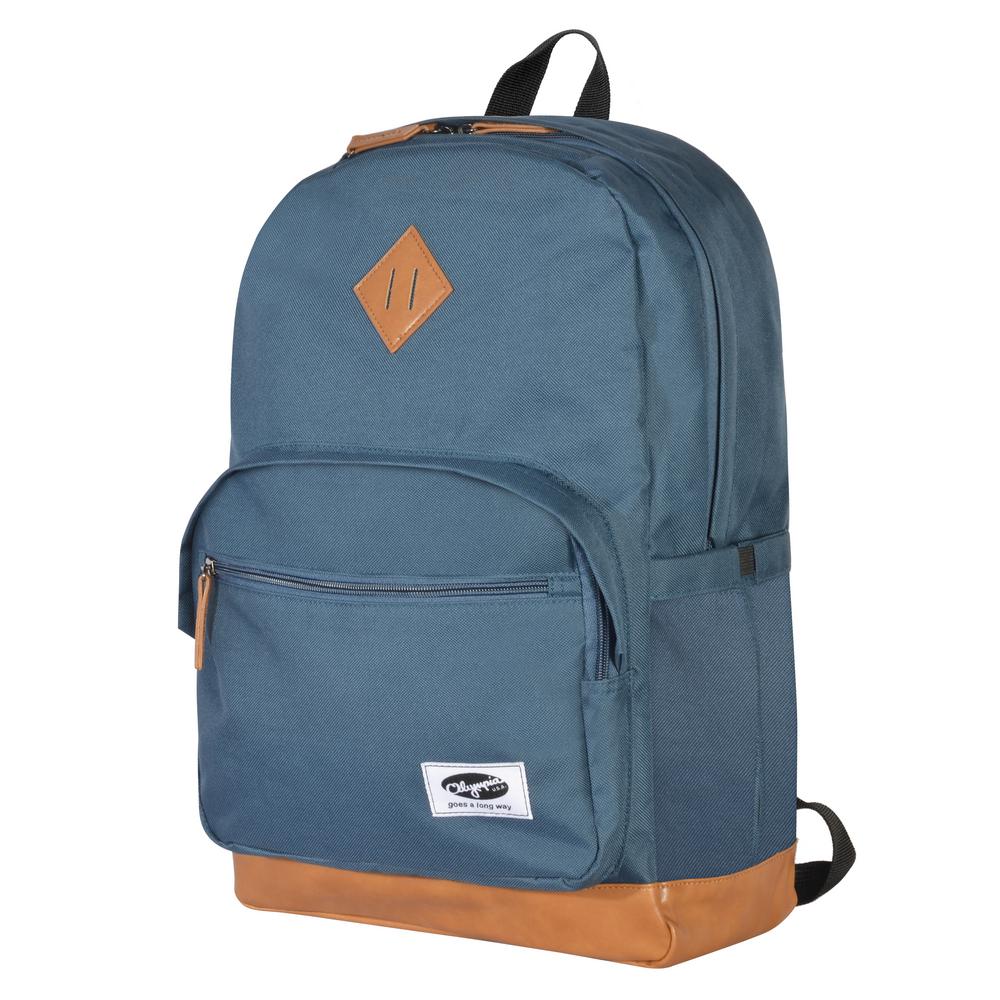 blue backpacks