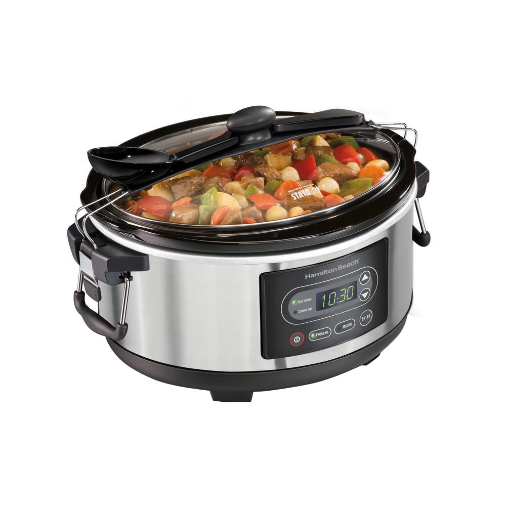 Hamilton Beach Stay or Go 5 Qt. Programmable Slow Cooker by Hamilton Beach