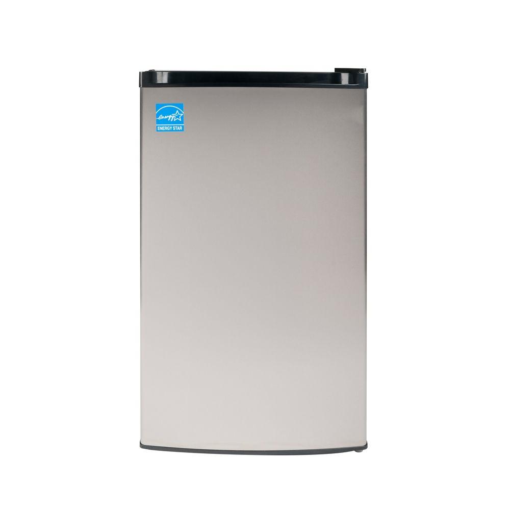 Midea 3.0 cu ft Upright Mini Freezer in Stainless Steel Finish FR 109-30 SS