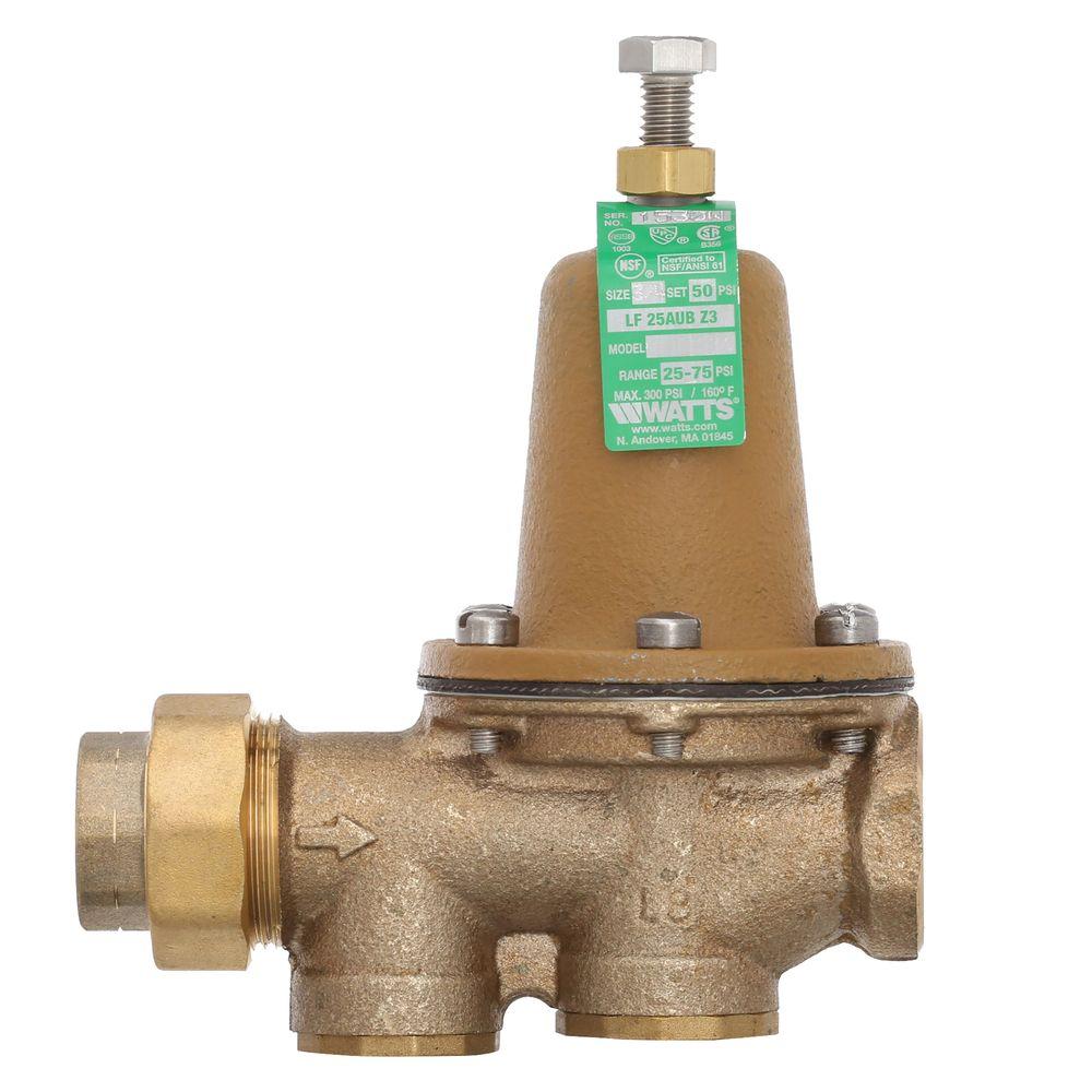 Watts 3/4 in. Brass FPT x FPT Water Pressure Reducing Valve3/4 LF25AUB