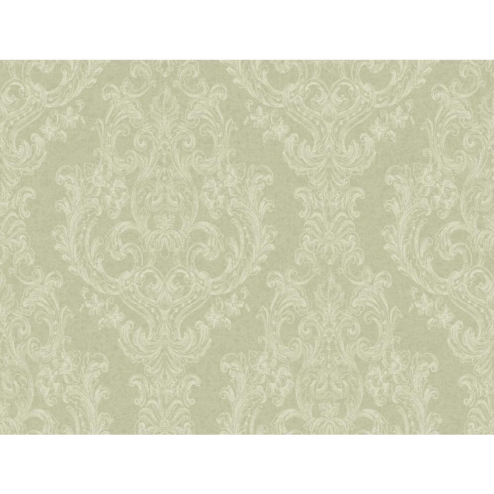 York Wallcoverings Detailed Damask Wallpaper-PS3880 - The Home Depot