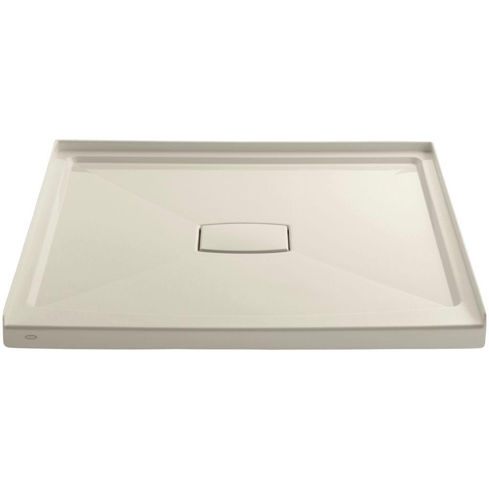 KOHLER Archer 48 in. x 48 in. Single Threshold Shower Base in AlmondK