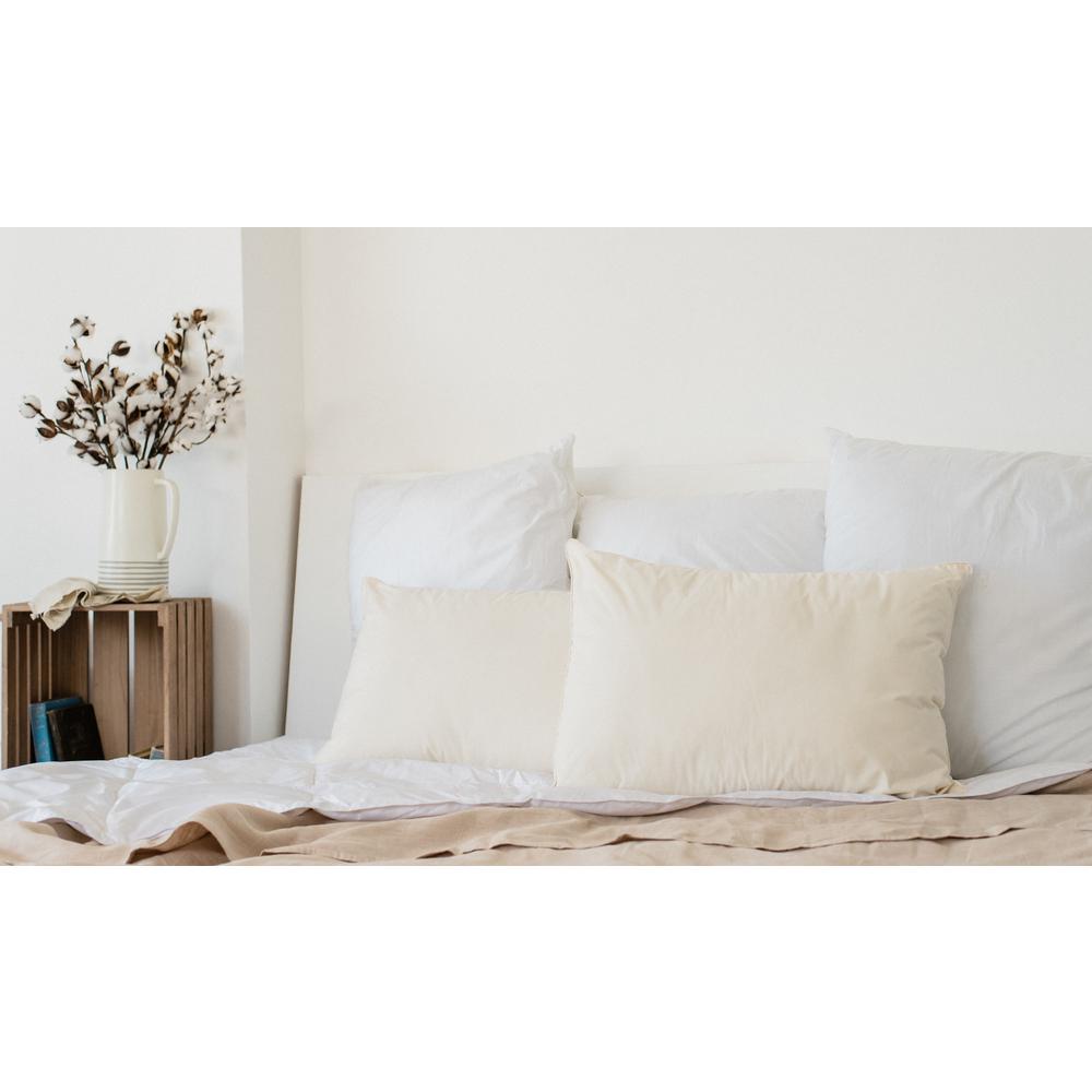 Iso Pedic Organic Hypoallergenic Down Alternative Jumbo Pillow