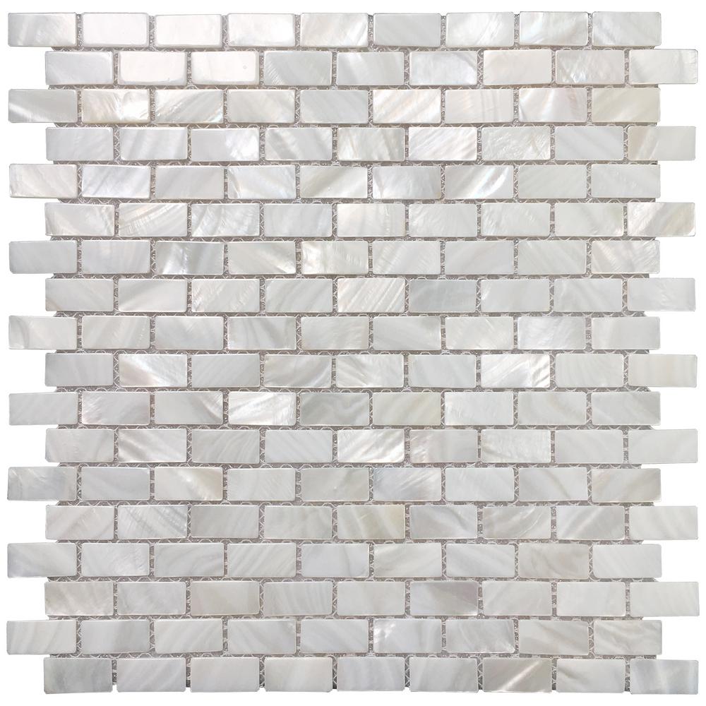 Mini Brick Fireplace Tile Backsplashes Tile The Home Depot