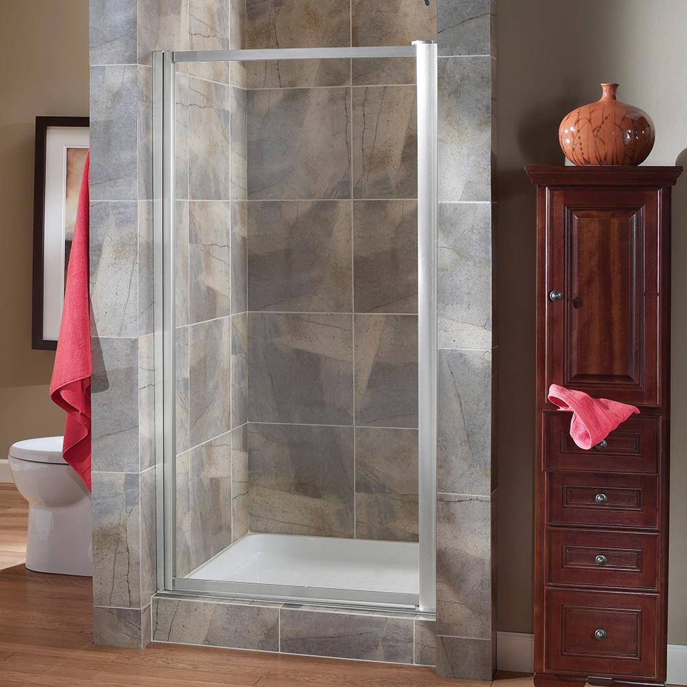 Foremost Tides 31 in. to 33 in. x 65 in. Framed Pivot Shower Door in