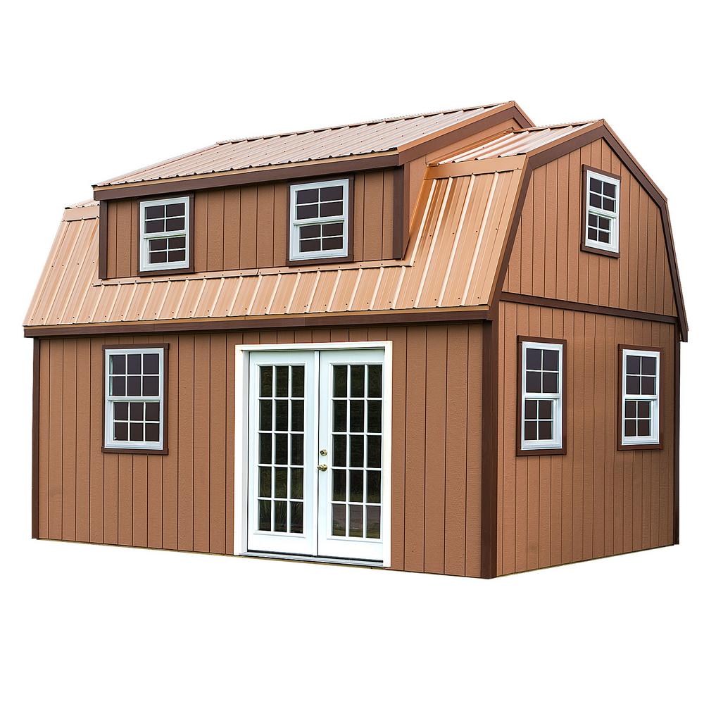 Lakewood 12 Ft X 18 Ft Wood Storage Shed Kit Without Floor