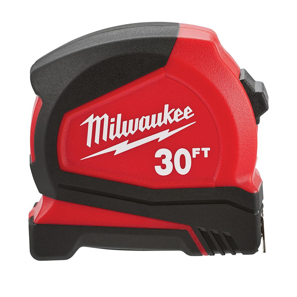 Milwaukee 30 ft. Compact Tape Measure48226630 The Home Depot