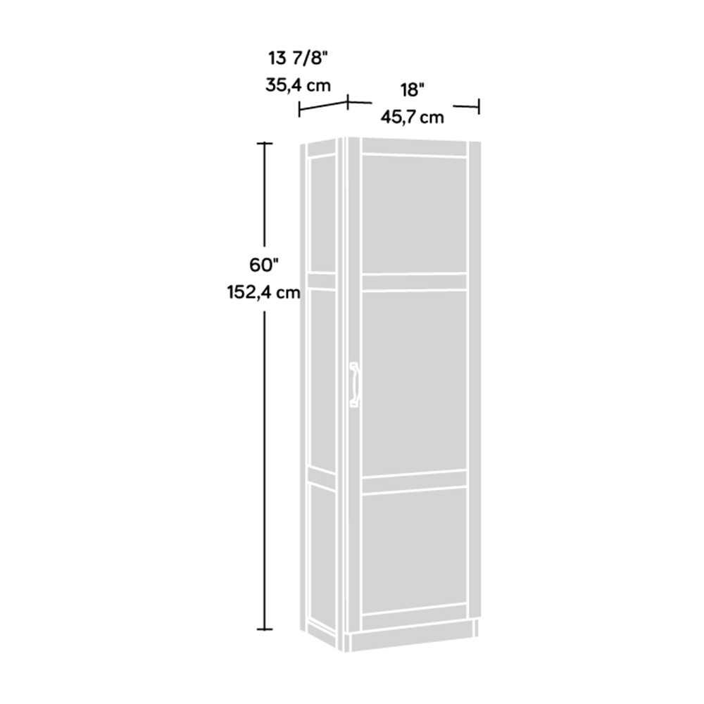 Sauder Highland Oak Storage Pantry 419983 The Home Depot