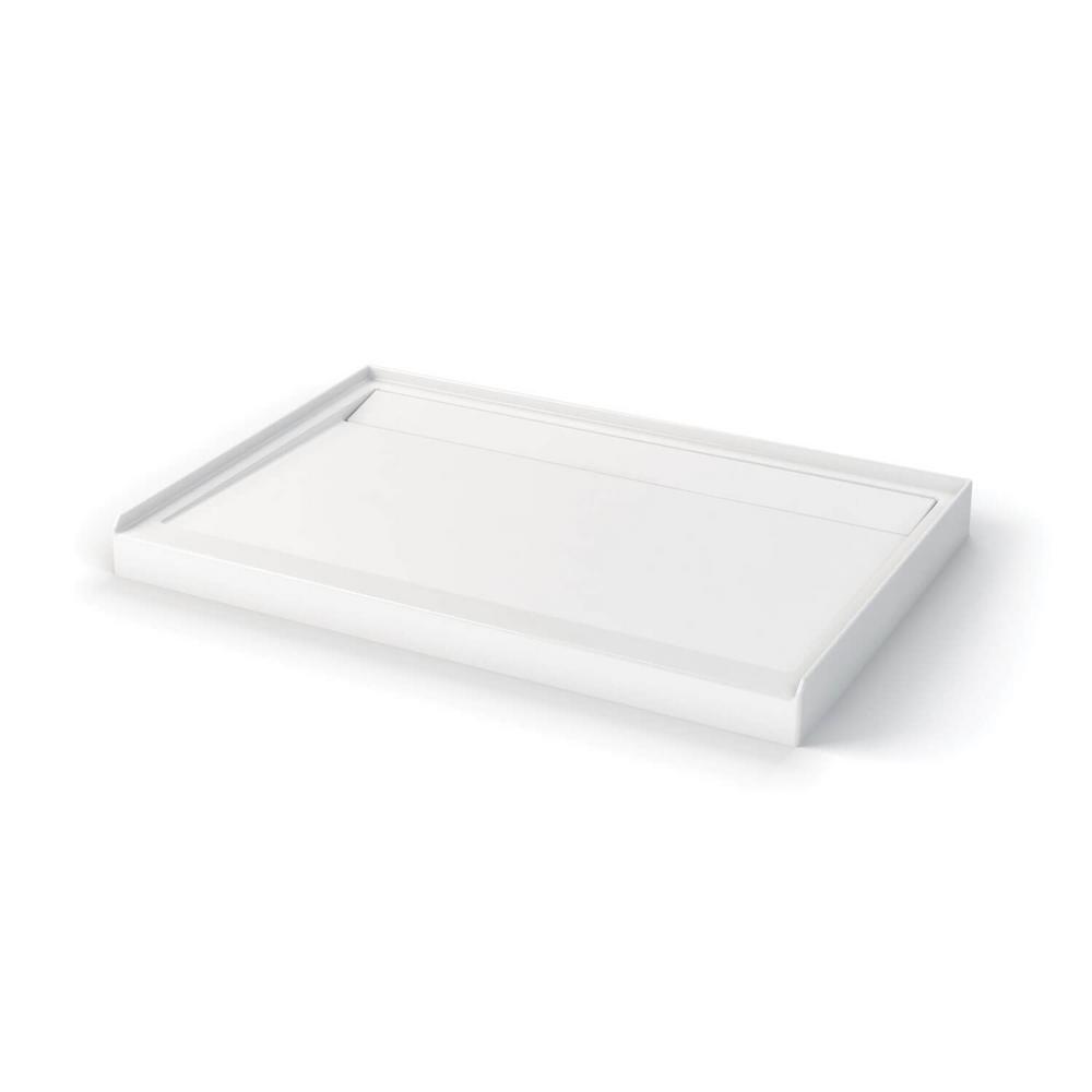 Maax Distinct 32 In X 48 Double Threshold Shower Base White Maax Distinct 32 In X 48 Double Threshold Shower Base White