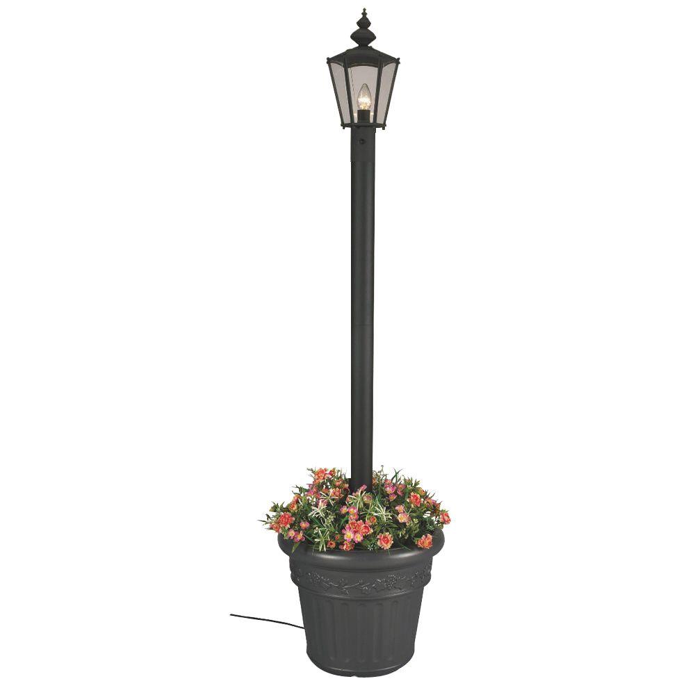 Patio Living Concepts Cambridge Single Black Lantern Planter