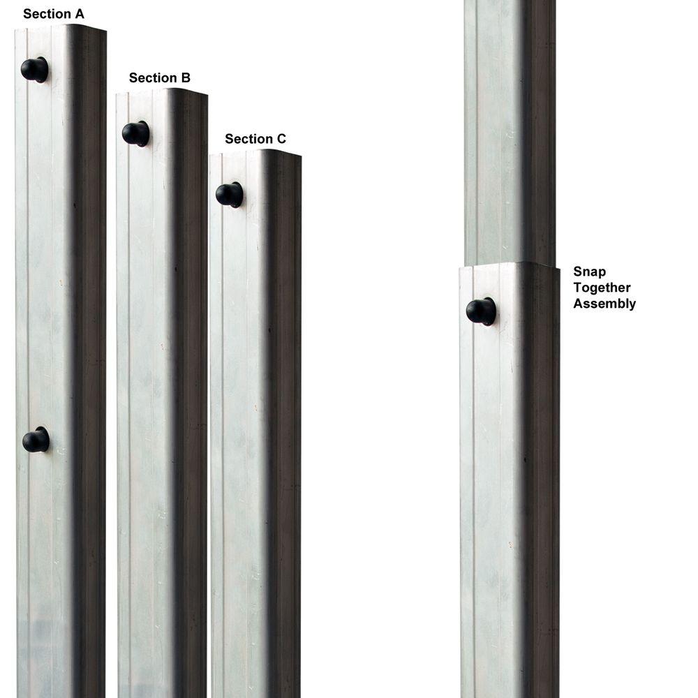 S K 12 Ft Purple Martin Pole Ttp12 The Home Depot