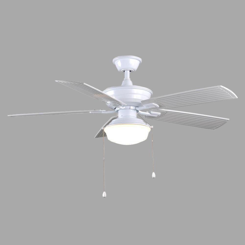 Home Decorators Collection Marshlands 52 In Led Indoor Outdoor Home Decorators Collection Marshlands 52 In Led Indoor Outdoor Natural Iron Ceiling Fan With Light Kit Al499 Ni The Depot