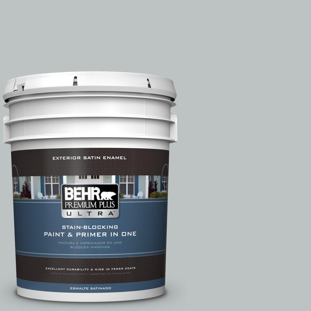 BEHR Premium Plus Ultra 5 gal. PPU2618 Silver Mine Satin